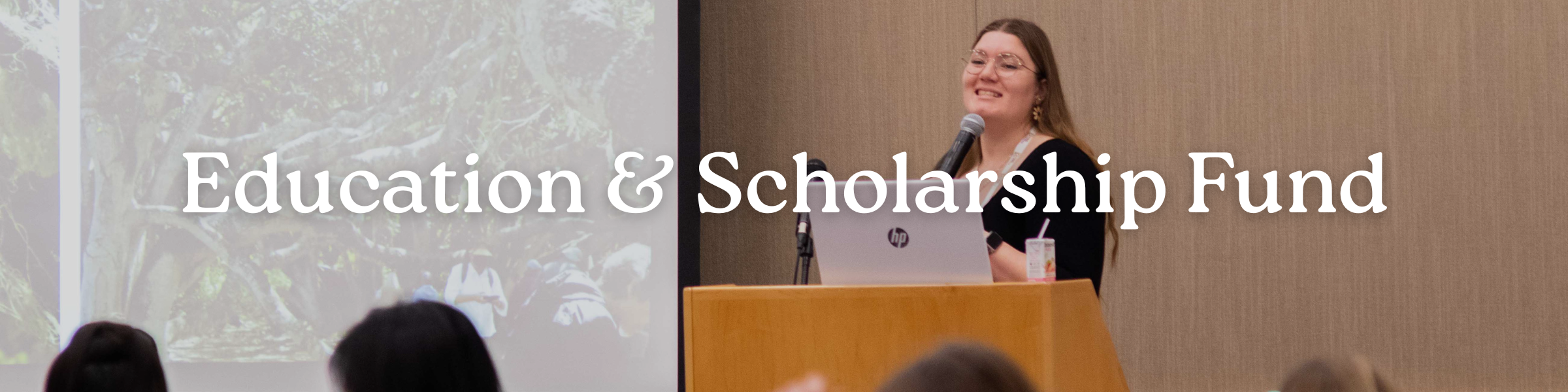 Young woman giving a presentation